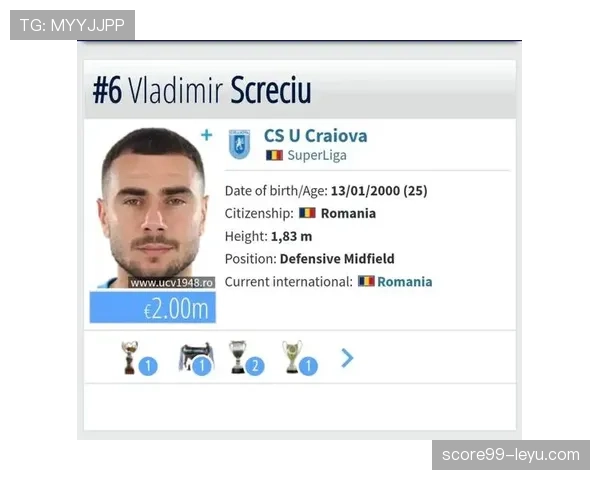 中超豪门锁定罗马尼亚国脚后腰，转会费或破千万